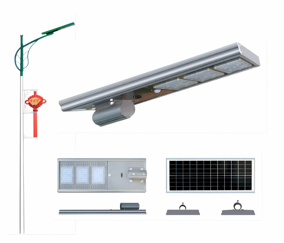 Integrated Solè Street Lamp ak Capteur rada
